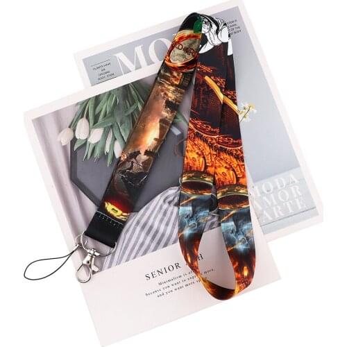 ZF3329 1pcs Movie Lanyards ID Badge Holder ID Card Pass Mobile Phone Straps Badge Key Holder Keychain