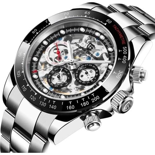 PAGANI DESIGN Brand Luxury Stainless Steel Business Waterproof 100M Watch Men Fashion Sport Mechanical Watch Relogio Masculino