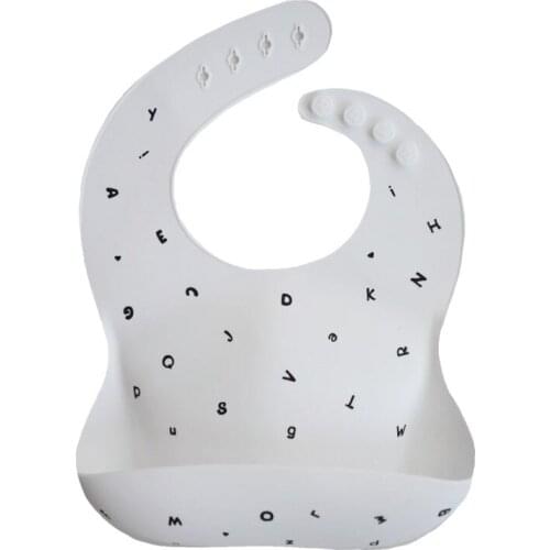 Baby Stuff Waterproof Silicone Bib Feeding Baby Newborn Cartoon Aprons Adjustable Baby Bibs Burp Cloths Baby Bibs