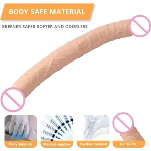 Flirt Erotic Double Dildo Anal Penis Sexshop Adult Sextoy For Couples Butt Plug Consolador Lesbian Prostate Strapon Gode Sodomie