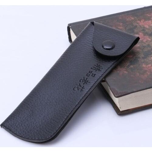 Glasses Bag Reading Glasses Case Portable Outdoor Travel 360 Rotation Faux Leather Soft Protective Storage Lightweight Men R58E