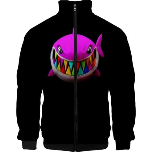 Rapper Tekashi 69 6ix9ine Gooba 3D Print Mens Jacket Slim Stand Collar Zipper Jacket Male Tracksuits Streetwear Hip Hop Hoodie