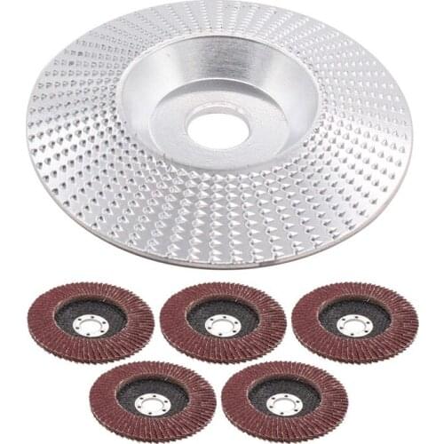 HOT-Angle Grinder Disc Wood Grinding Wheel and Sanding Flap Discs for Sanding Carving Shaping Polishing Plate