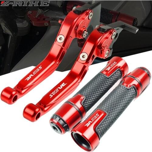 Motorcycle DR650 LOGO Racing Grips Handle Grips Brake Levers Clutch for Suzuki DR 650 S SE 1994 1995 1996 1997 1998 1999 2010
