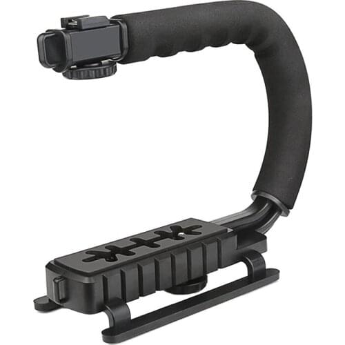 Video Handheld Stabilizer Camera Action Stabilizing Grip Handle for Canon Nikon Sony DV Camcorder JR Deals