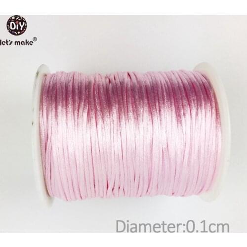 Lets make Satin Nylon Cord Perfect for Teething or Sensory Necklaces Safe Silicone Teething Necklace Cord