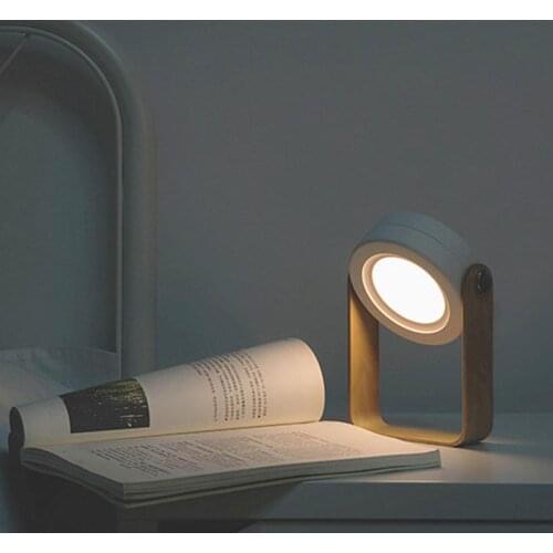 Folding LED Night Lamp Kids Baby Bedroom Sleeping Night Light Bedside Table Lantern Lamp USB Rechargeable For Home Decoration