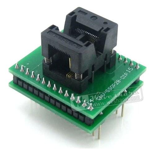SSOP8 TO DIP8 TSSOP8 Enplas IC Test Socket Programming Adapter 0.65mm Pitch