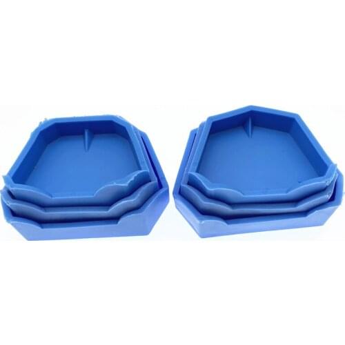 Dental Model Base Set Dental Mold Plaster Base Denture Tray Dental Lab Former Base Kit