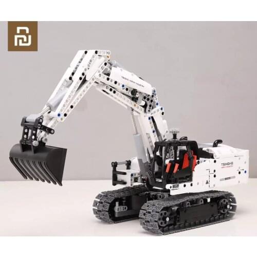 Youpin ONEBOT Engineering Excavator Building Blocks Toy Kids Gift Crawler Simulation console Mechanical transmission 900+ parts