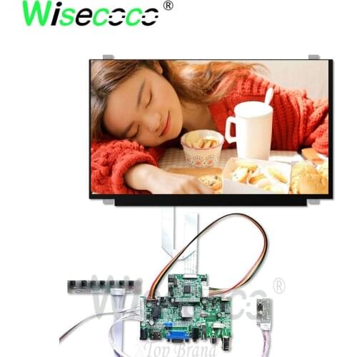 Wisecoco 15.6 inch LCD IPS 1920x1080 FHD antiglare display with 60Hz driver board for pc laptop notebook display