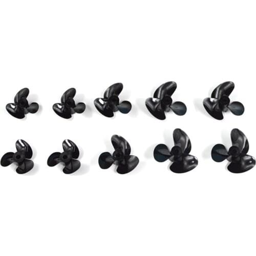 5Pairs D 26mm 30mm 34mm 3 Blades Propeller Inner Shaft Hole 3mm 4mm Full Immersion PC Paddle Spare Parts for RC Boat Model