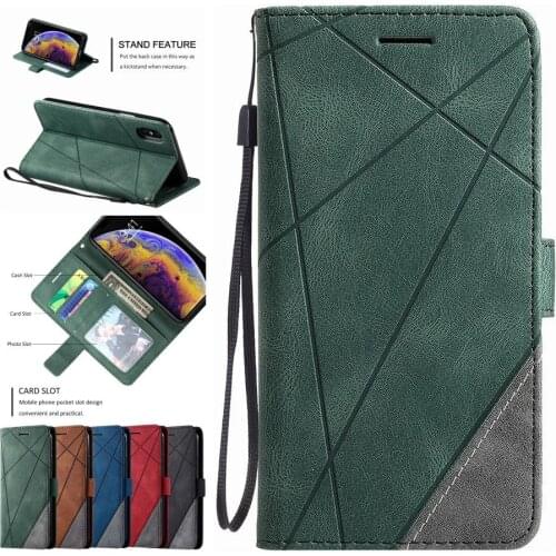 Boy Girl Cute Hit Color Phone Case For Samsung Galaxy Note 9 10 Pro S7 S8 S9 S10 Plus S20 Fe Lite Card Pocket Leather Cover D21G