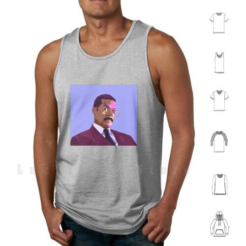 Jackie Chiles-Pop Art Tank Tops Vest Sleeveless Jackie Chiles Phil Morris Kramer Comedy Lawyer Tv Show Program Pop Art