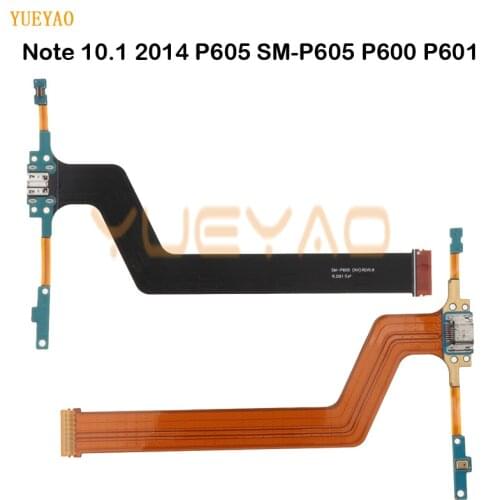 Micro USB Charging Port Connector Charger Dock Flex Cable For Samsung Galaxy Note 10.1 2014 P605 SM-P605 P600 P601 Charging Flex