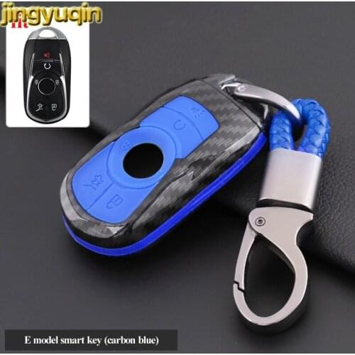 Jingyuqin Remote Car Key Carbon Fiber ABS Case For OPEL Astra Buick ENCORE ENVISION NEW LACROSSE 6 Button