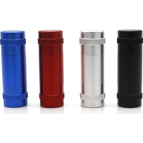 Multi-color Metal Aluminum Weed Grinder Tobacco Spice Presser Crusher Grass Herb Grinders Smoking Press Presser Accessorie