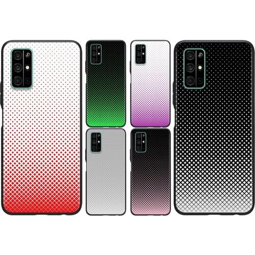 Fashion Color Block Art For Huawei Honor 50 SE V30 View 20 V20 30i 30S 30 20S 20E 20i 20 Lite Pro Plus Soft Phone Case