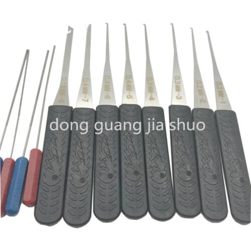 HUK12 pcs Broken Key Remove Locksmith Tool Key Extractor kit