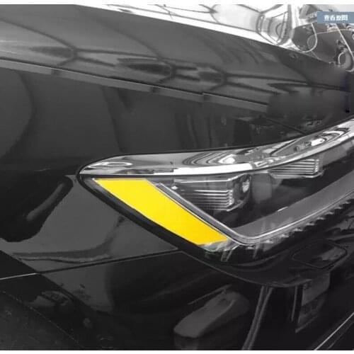 For Magotan b8 headlight stickers reflective film night reflective strip car warning reflective stickers creative