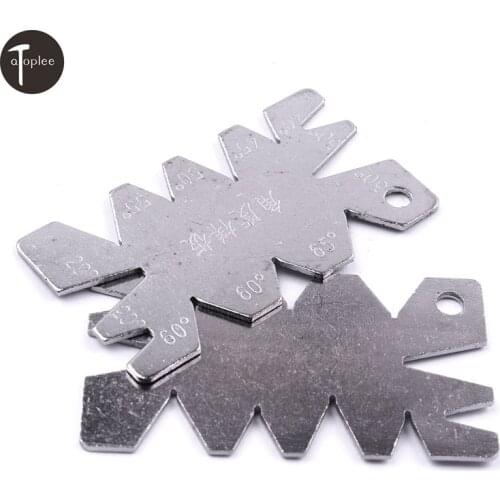 New 2pcs MachIning Threads Angles Measure Tool Screw Cutting Gauge Angle Model 29,30,40,45,50,55,60,65