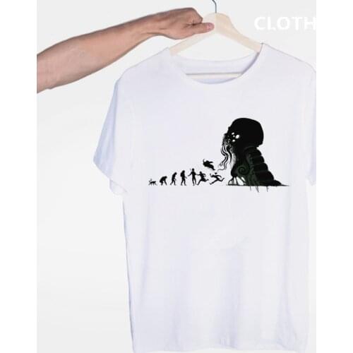 Novelty Tshirt Death Cthulhu Octopus Geek Heavy Metal Tee Shirt For Guys 3D Print T Shirt On Sale