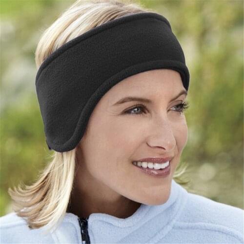 Solid Color Unisex Headband Ear Warmer Winter Ski Ear Muff Women Men Hair Band Sport Fashion Casual Western Style Mankind Turban
