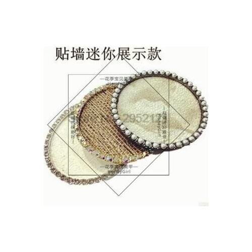 By dhl or ems 500pcs Fashional Alloy False Nail Art Display Stand Rack Board Nail Polish UV Gel Display Showing Manicure beauty