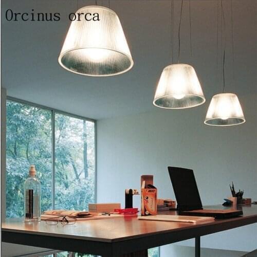 Nordic modern minimalist glass chandelier creative personalized restaurant bar ice Chandelier free shipping