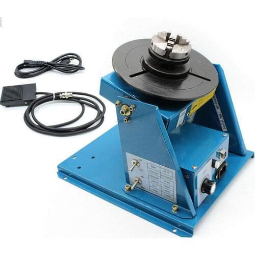 10KG Rotary Welding Positioner Turntable Table High Positioning Accuracy Suitable for Cutting, Grinding, Assembly
