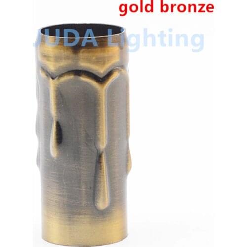 Crystal Chandelier Candle tears hollow pipe tube Lamp Tooth Tube Decorative iron retro tube straight tube lighting accessories