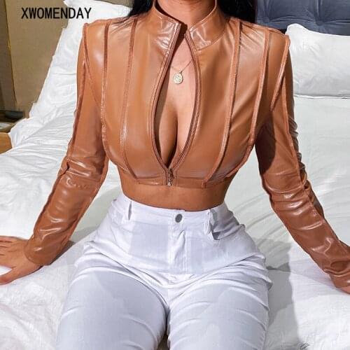 XWOMENDAY Women's Leather Jackets
