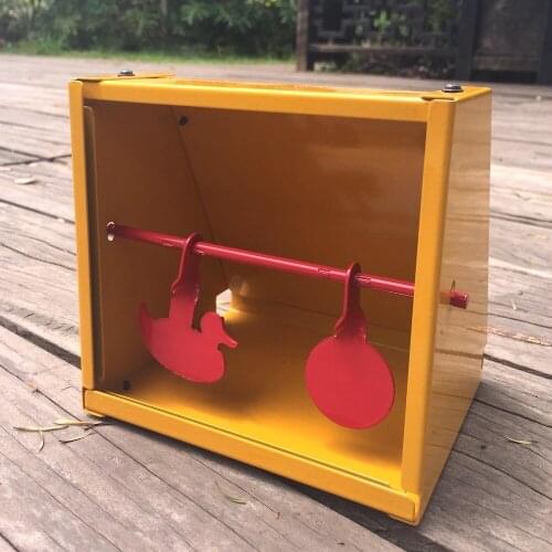 Yellow Pellet Trap with 2 Red Built-in Spinner Targets-5.50“*5.50