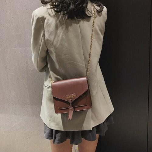 Ladies Cross Body Messenger Bag Women Shoulder Over Satchel Handbag 2019 Solid Tassel Bag Lady Crossbody Mini Bag