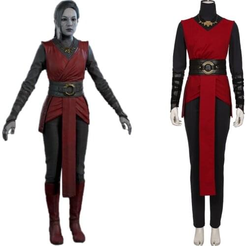 Star Cosplay Jedi Fallen Order Nightsister Merrin Cosplay Costume Jumpsuit Outfits Uniform Halloween Carnival Costumes