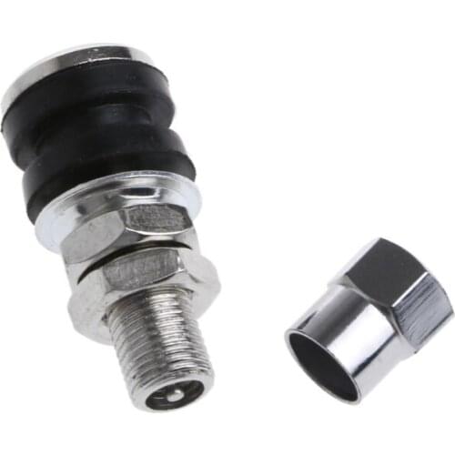 1 Pair Tire Wheel Valve Tubeless No Tube Stem Motorcycle Car Bike ATV Bicycle N0HF