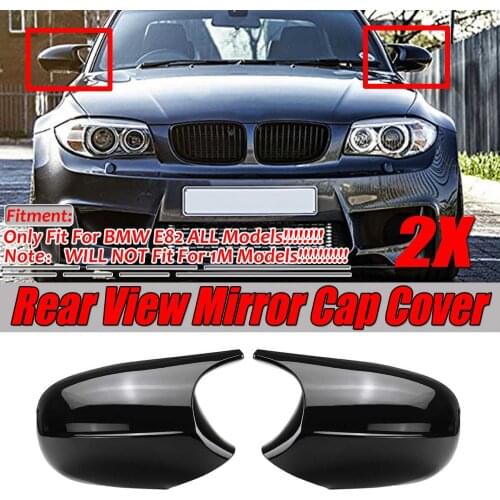 2x Car Rearview Mirror Cap Wing Side Mirror Cover For BMW E90 E91 2008-2011 E92 E93 2010-2013 Rear View Mirror Shell Case Trim