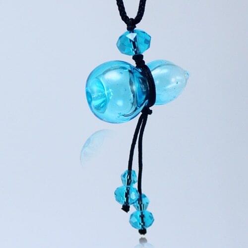 2pcs Aroma Diffuser Bottle Necklace With Bottom Hole(7 Colors Available),perfume necklaces , Aroma Pendants