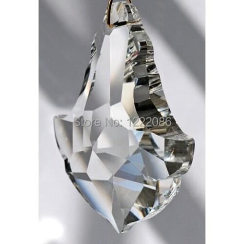 60PCS Huge Crystal Anchors Away Ornament 63mm Nautical Suncatcher Prism Pendant