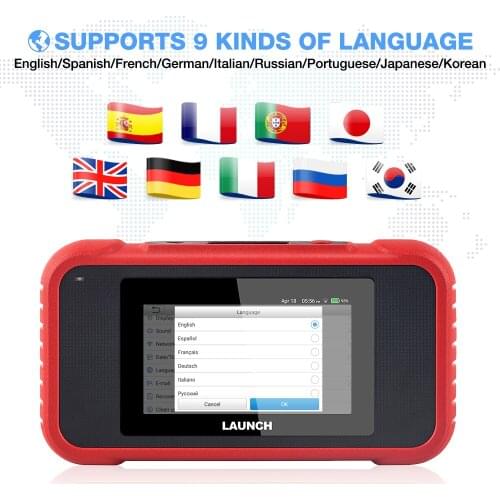 LAUNCH X431 CRP123E car diagnostic tools obd obd2 code reader scanner ENG ABS SRS AT auto scan tools free update pk CRP123