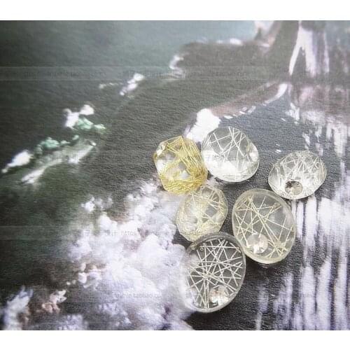 2017 New 3box/lot Multicolor Gold and silver lines material epoxy mold makeing jewelry filling for DIY jewelry