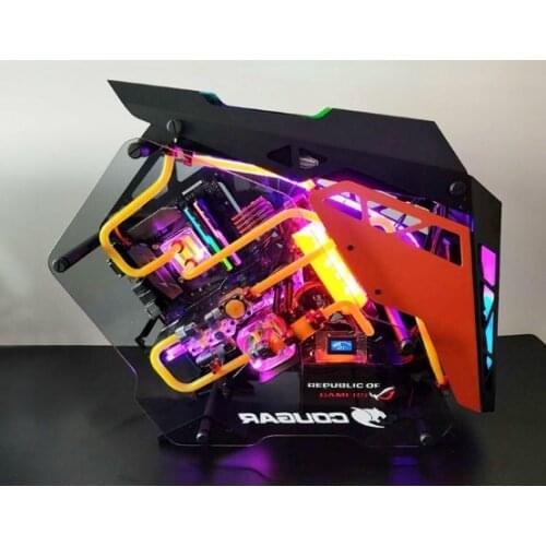 I7 8GB 120GB/1T GX1080 21.5/23.6/27 inch monitor display gaming Desktop computer PC with water cooling system