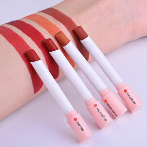 4 Colors/Package Matte Velvet Moisture Lipstick Set, Waterproof Long Lasting Matte Lips Cosmetics for Women Girls
