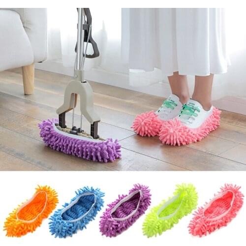 New 6Colors Fashion Mop Shoe Cover Women Socks Lazy Hairy Shoe Cover Clean the Floor Keep Warm Children Socks