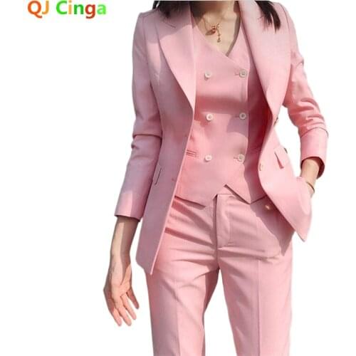 Qj cinga Women's Business Trouser Suits