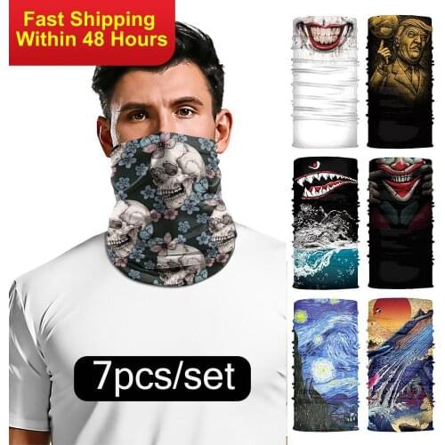 Zawaland Outdoor Scarf Windproof UV Protection Bandana Scarf Sport Ski Ring 3D Multi-functional Bicycle Ski Fishing Headwear