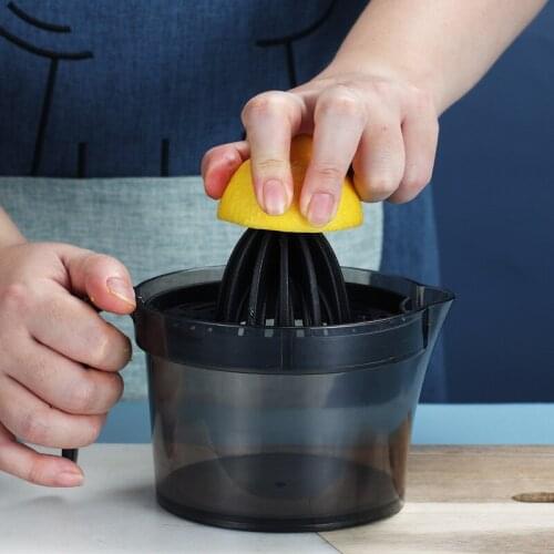 Citrus Lemon Orange Juicer Manual Hand Squeezer fruit Juicer with Built-in Measuring Cup and Grater