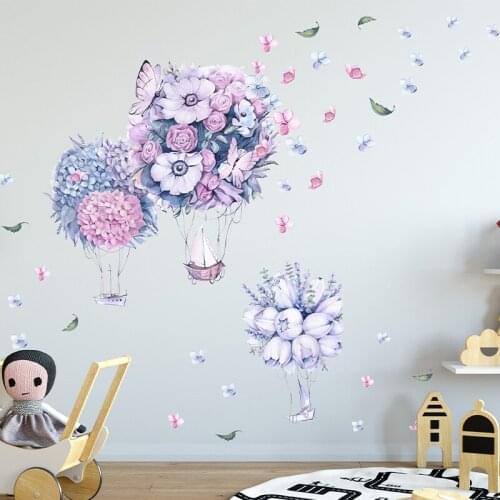 Modern Dream Flower Wall Sticker Home Decoration Girl Room Decor Living Room DIY Art Wallpaper Warm Mural Bedroom Decals