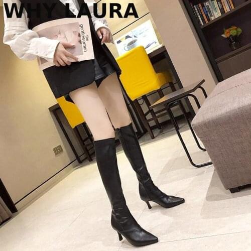 Женские высокие ботинки WHY LAURA China At AliExpress