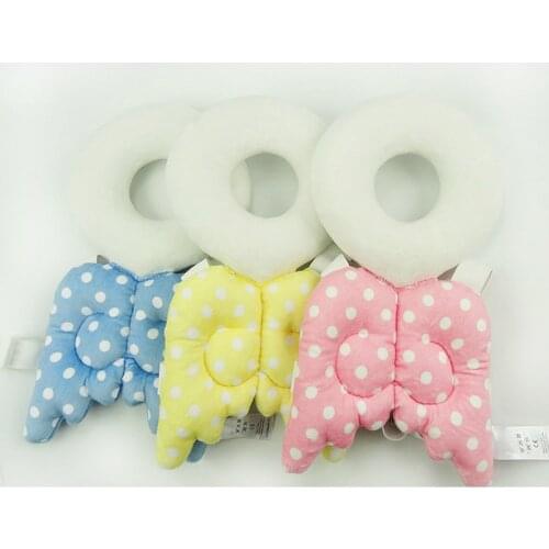 Newborn Head Back Protector Cute Baby Infant Toddler Safety Pad Harness Headgear Cartoon Baby Head Protection Pad